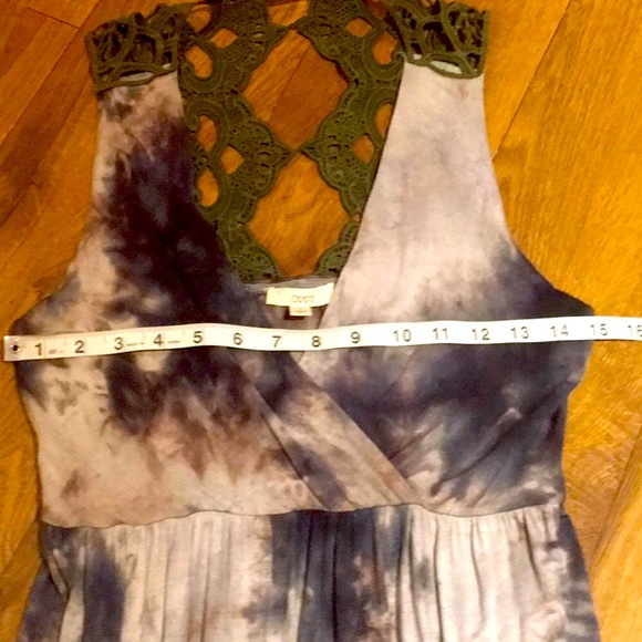 Sale TIE DYE CROCHET BACK MAXI DRESS ~ last 1 - Picture 9 of 11